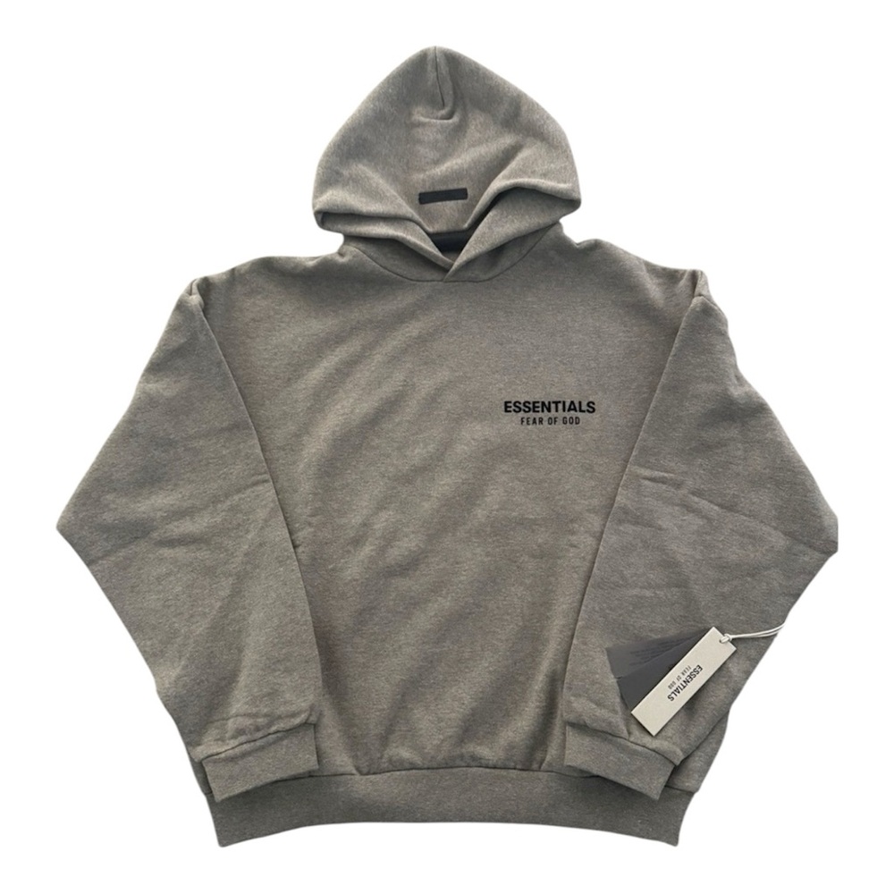 Fear Of God Essentials Light Heather Grey Hoodie FW24 Brand New With Tags
